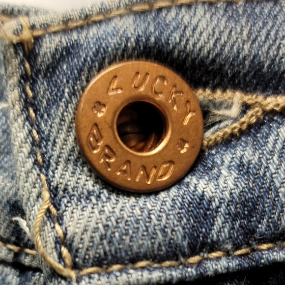 Lucky Brand Jeans Womens 12/31 Sofia Boot Cut Mid Rise Medium Light Wash Blue - Picture 7 of 8